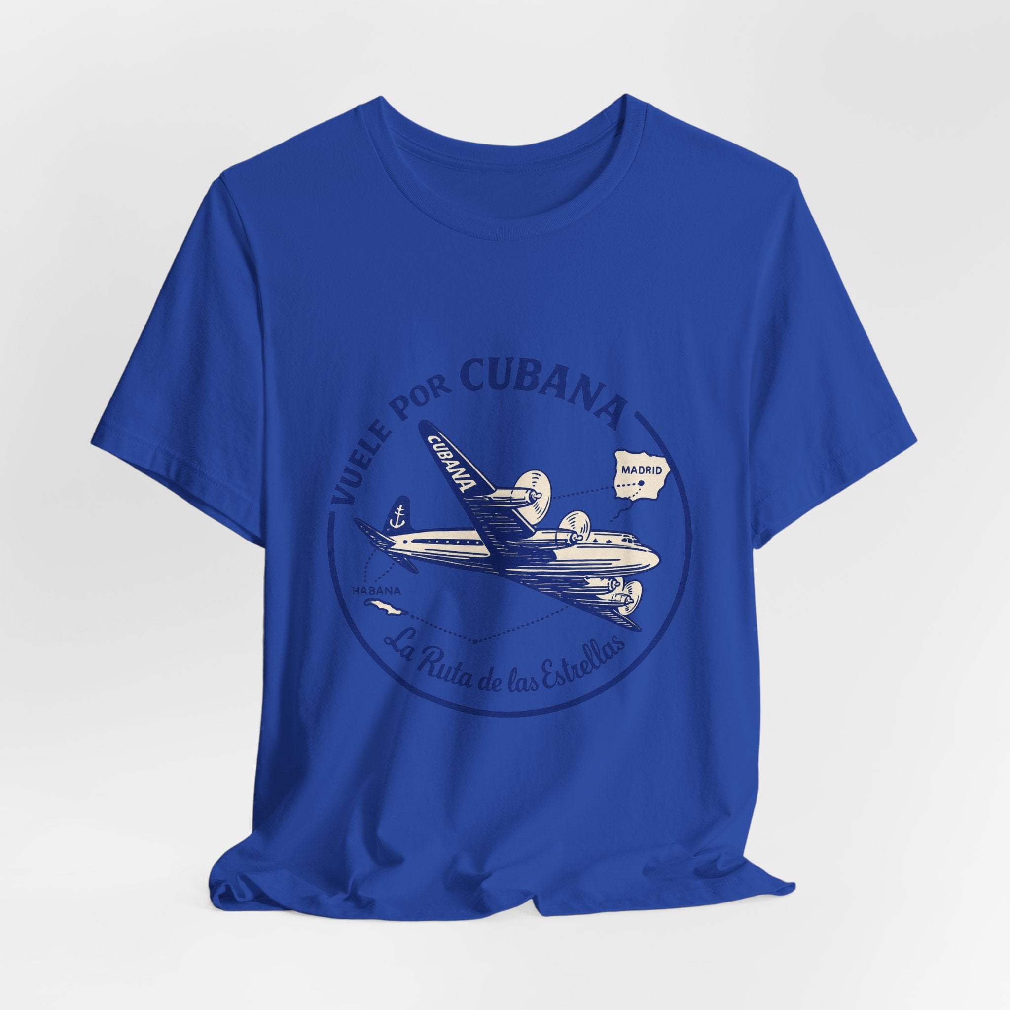 Vintage Cubana Travel, Vintage Jet Plane T-Shirt, Perfect Gift for Travelers, Vacation Outfit, Retro Aviation Style