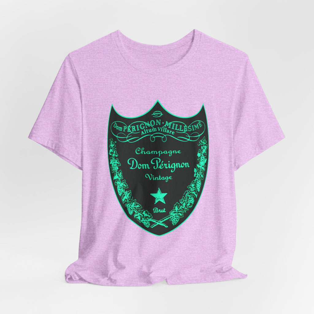 Neon Dom Pérignon Champagne Label  T-Shirt