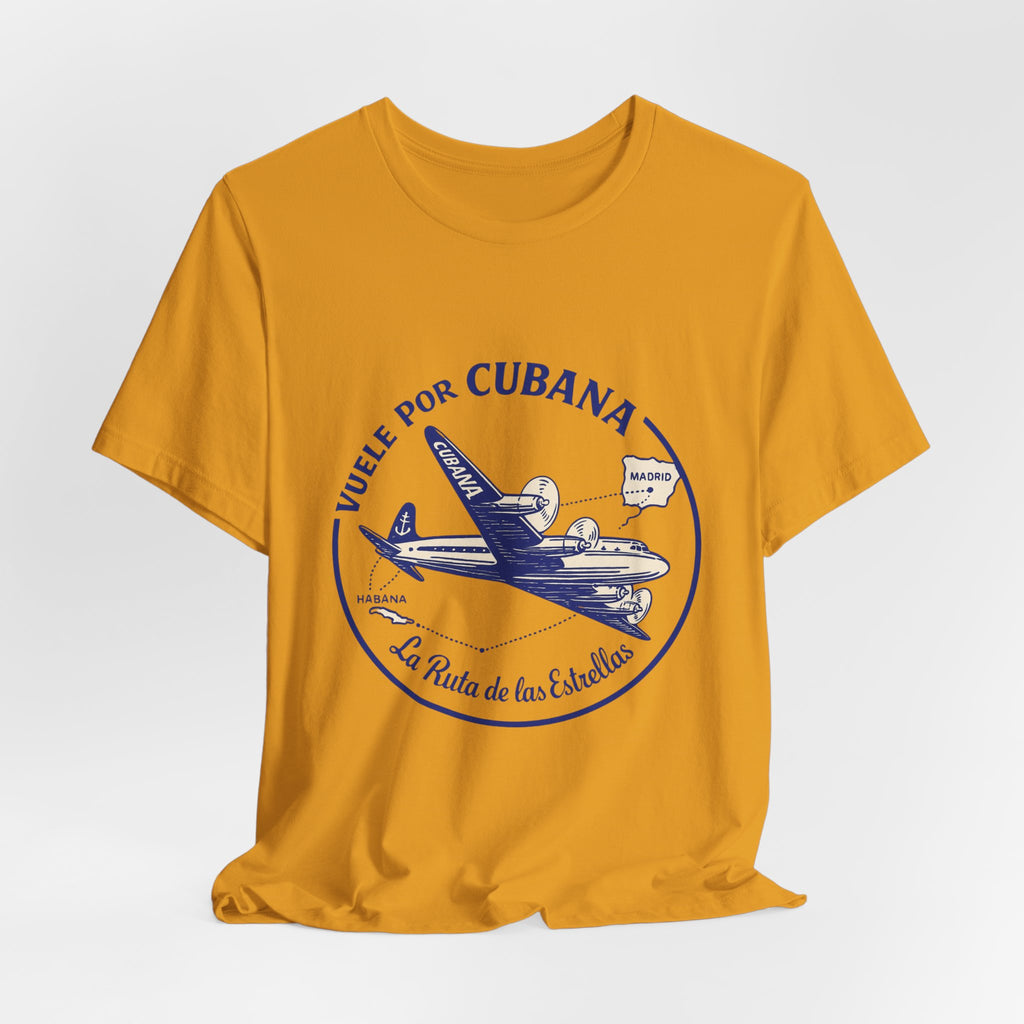 Vintage Cubana Travel, Vintage Jet Plane T-Shirt, Perfect Gift for Travelers, Vacation Outfit, Retro Aviation Style
