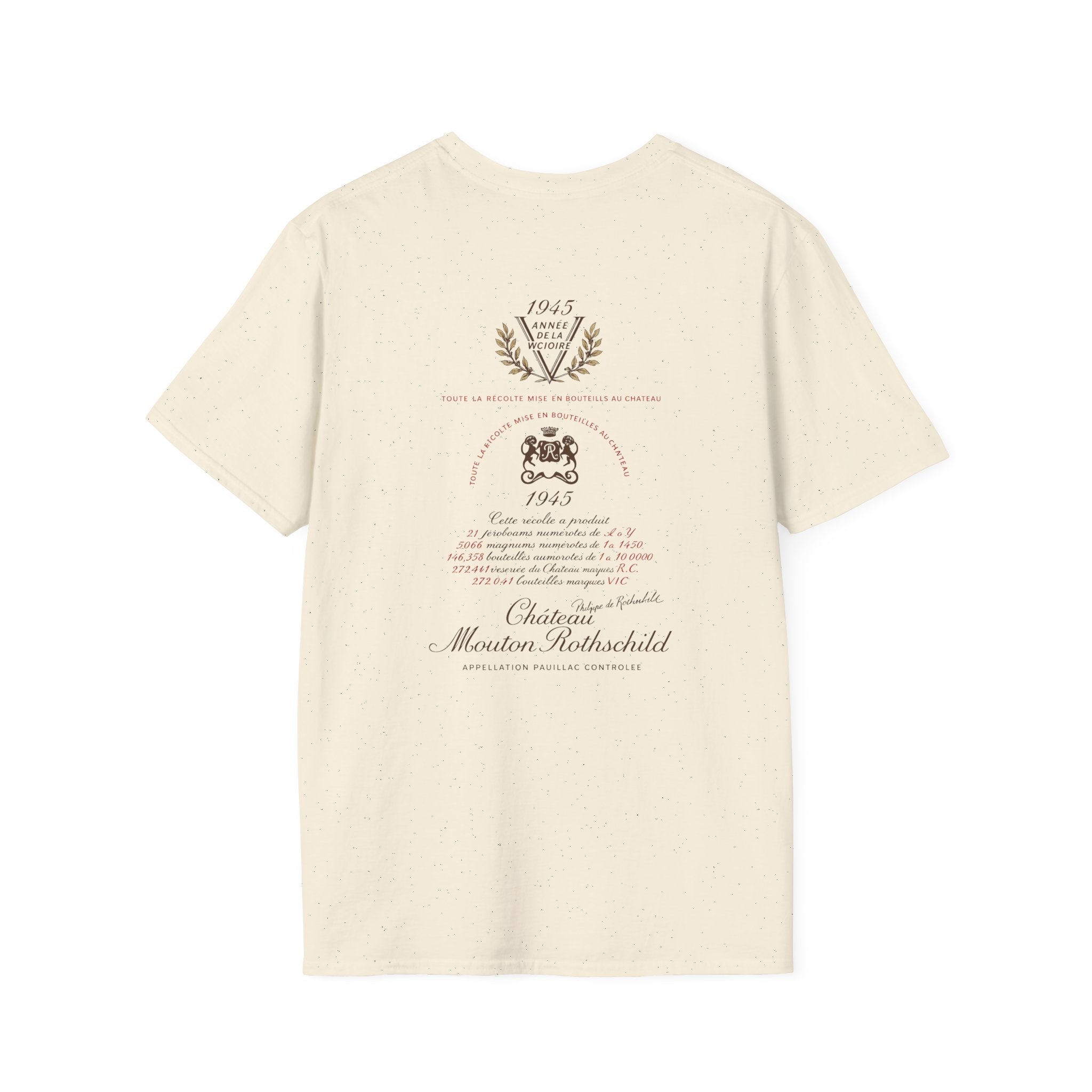 Historic 1945 Chateau Mouton - Rothschild Label T-Shirt