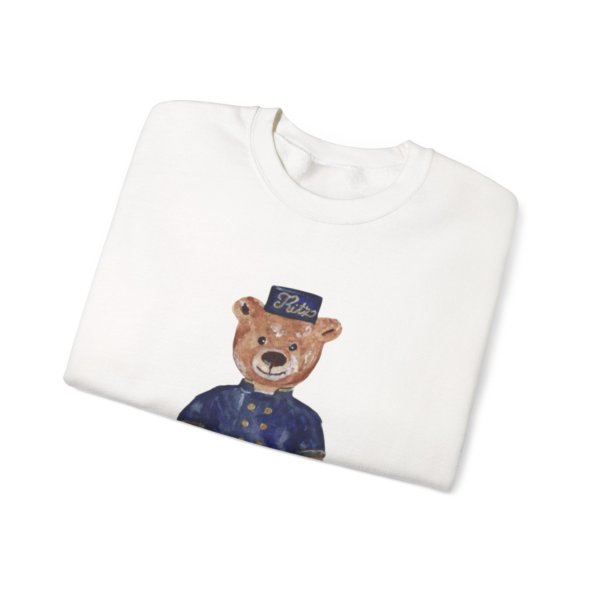 Vintage Ritz Paris Teddy Bear Sweatshirt | Paris, France