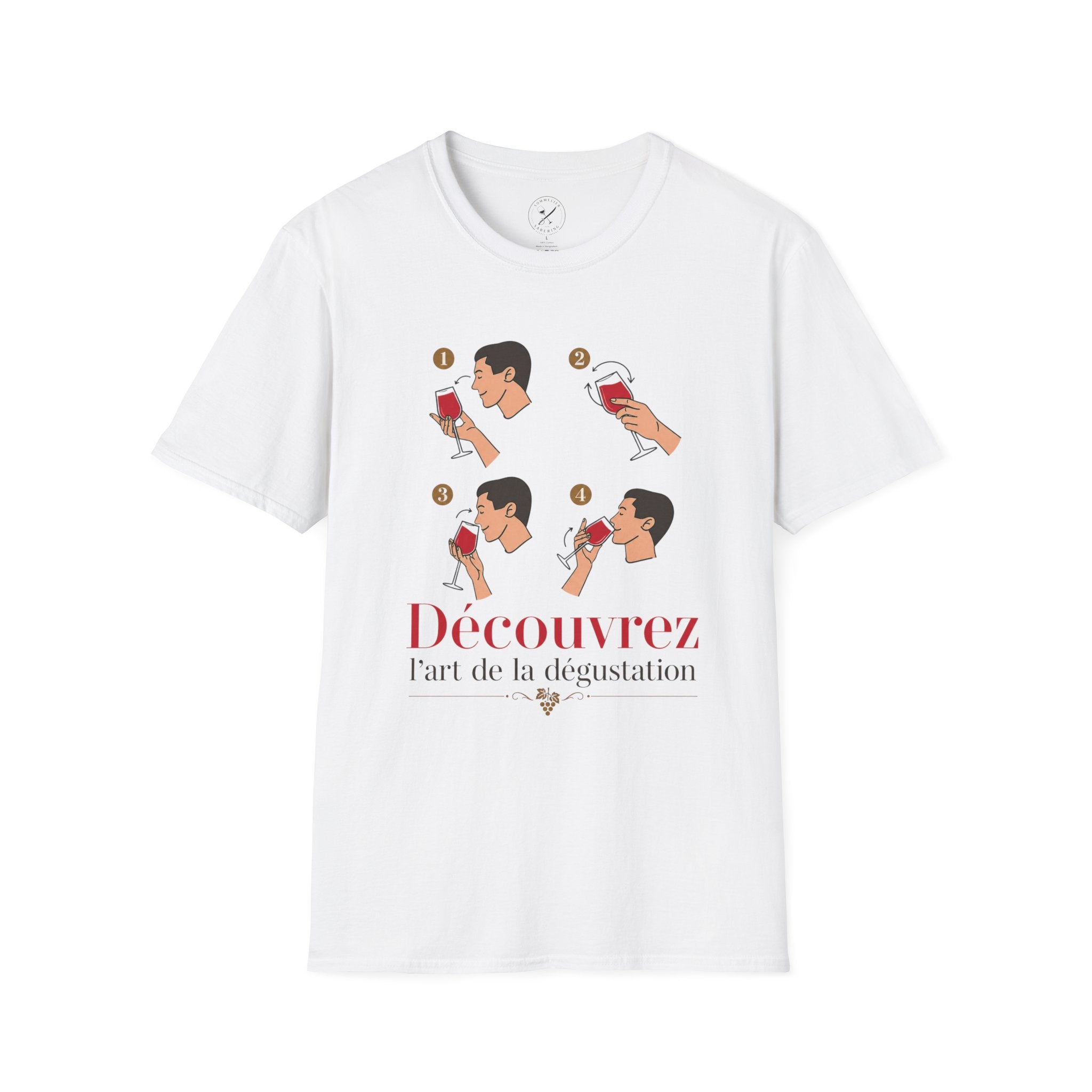 Wine Tasting  T-shirt | Découverte l'art de la dégustation T-Shirt | Wine Tasting Illustration