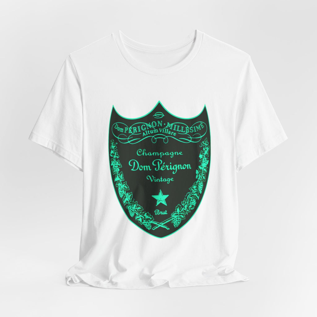 Neon Dom Pérignon Champagne Label  T-Shirt
