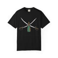 Champagne Sabering T-Shirt, Crossed Sabers & Bottle Graphic Tee