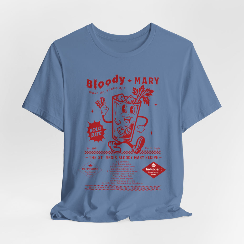 Bloody Mary cocktail recipe T-Shirt | Vintage St. Regis bar recipe