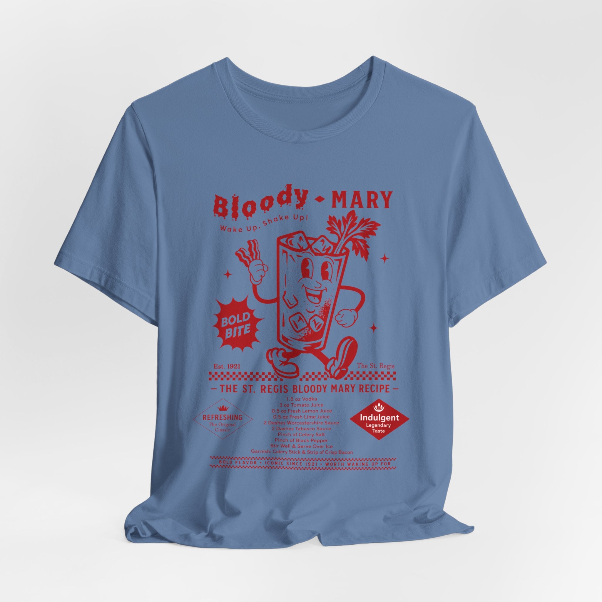 Bloody Mary cocktail recipe T-Shirt | Vintage St. Regis bar recipe