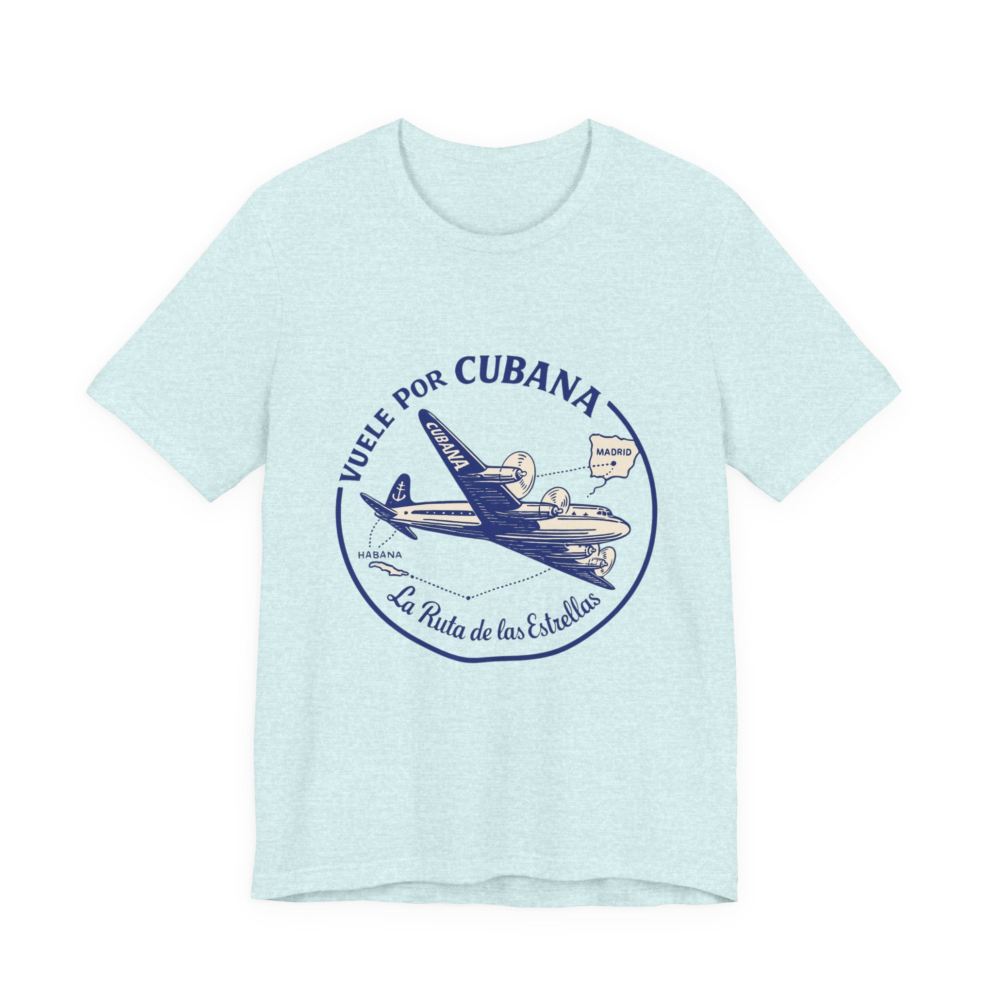 Vintage Cubana Travel, Vintage Jet Plane T-Shirt, Perfect Gift for Travelers, Vacation Outfit, Retro Aviation Style