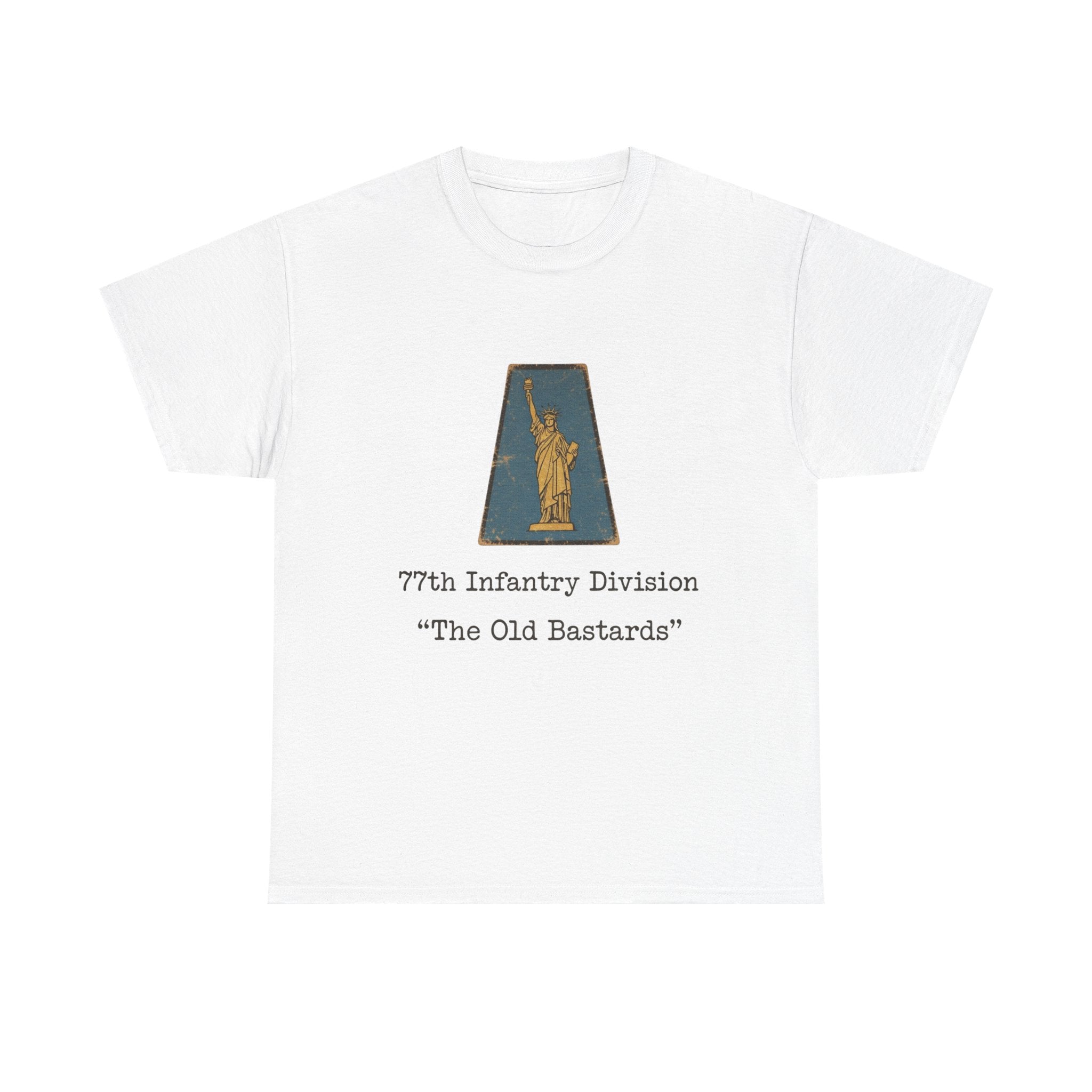 WWII WW2 77th Infantry Division "The Old Bastards" T-Shirt | Military Unit Tee