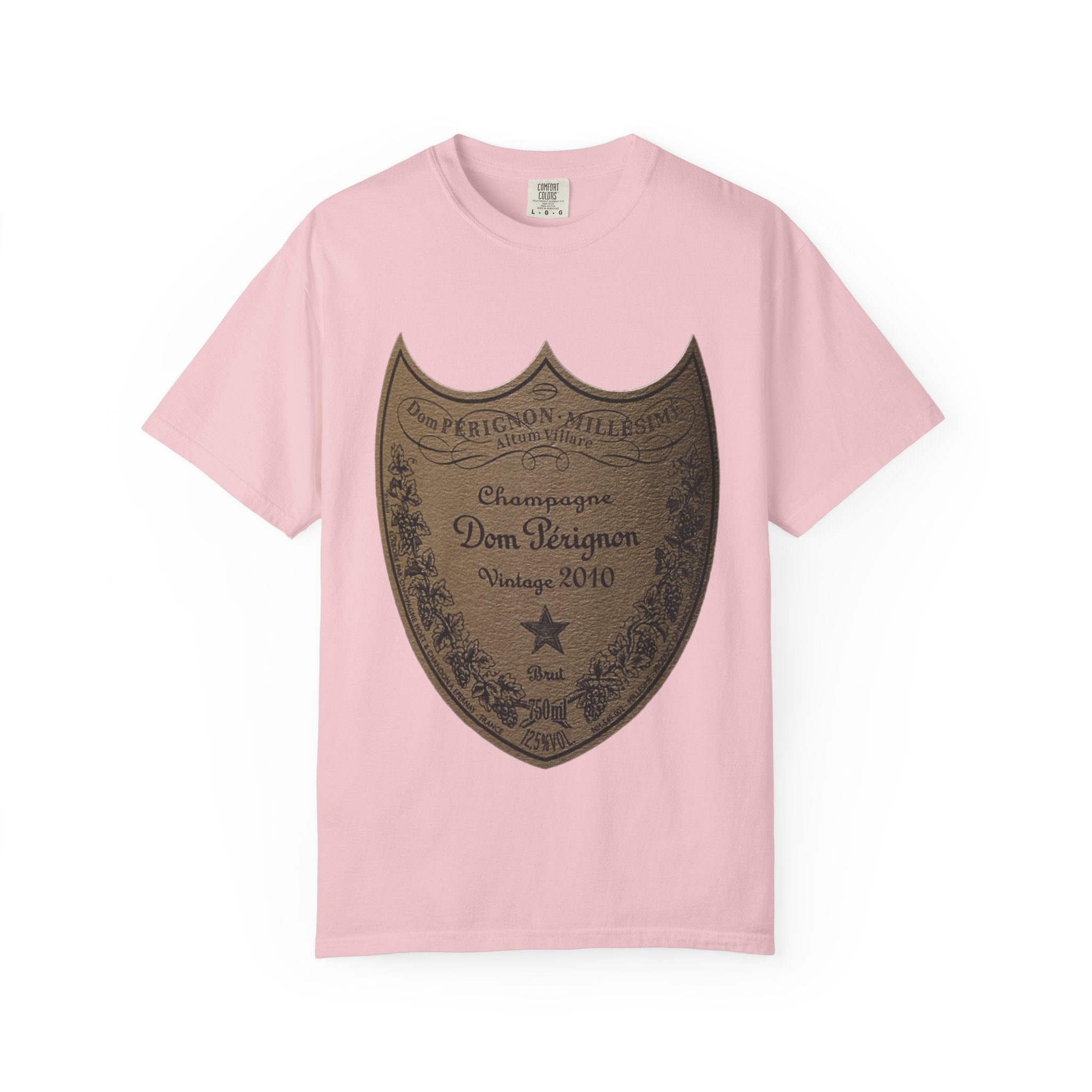 Vintage Champagne T-Shirt, Vintage Dom Pérignon Champagne Label T-Shirt, 2010 Edition
