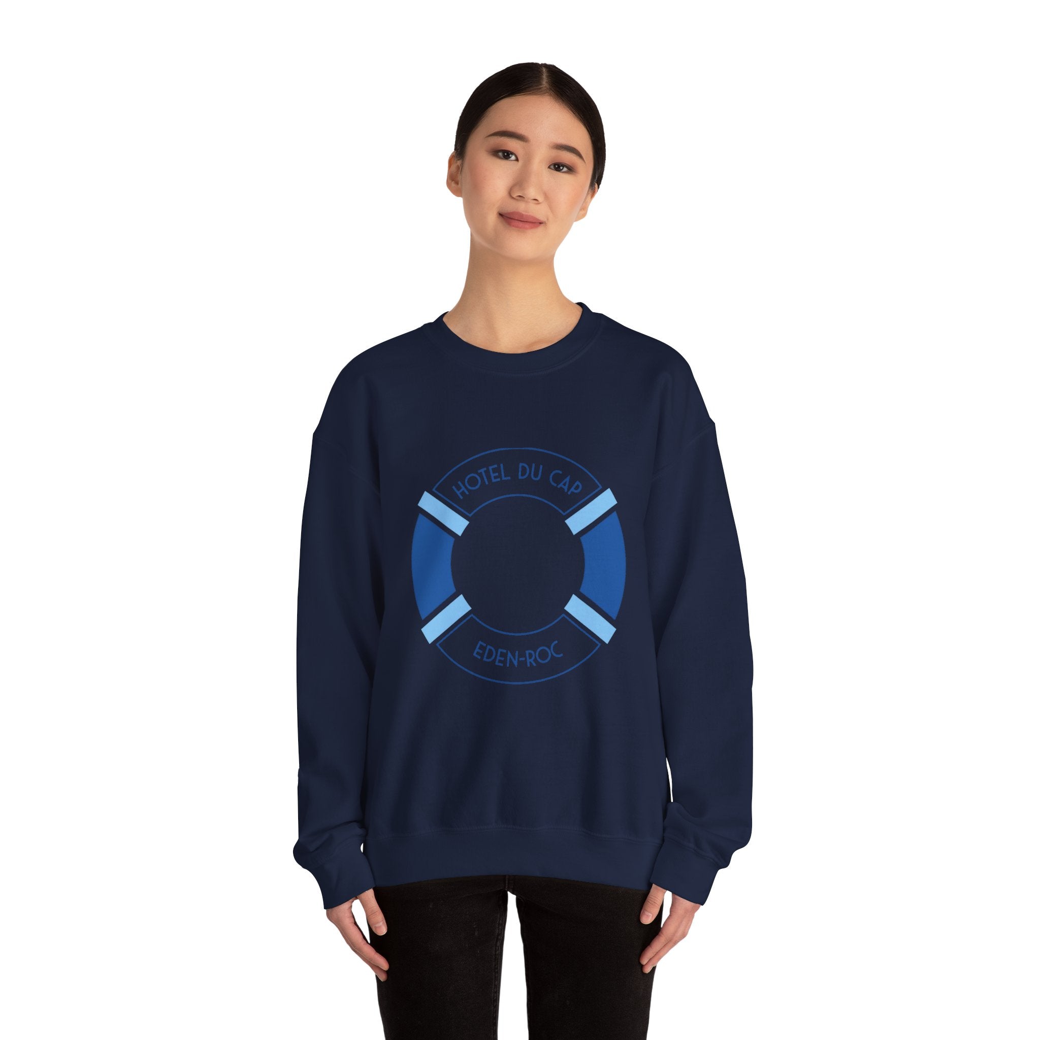 Hotel du Cap Eden-Roc Graphic Sweatshirt , French Riviera Resort Style