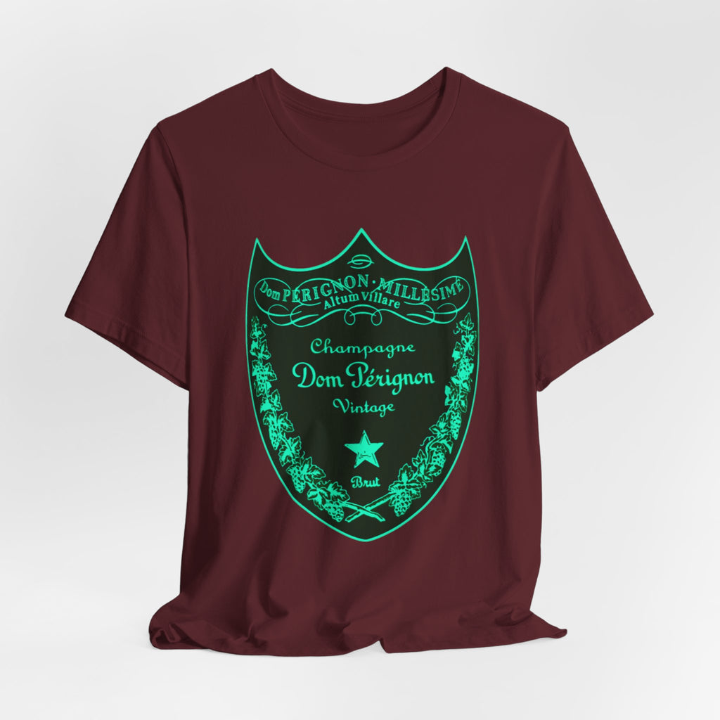 Neon Dom Pérignon Champagne Label  T-Shirt