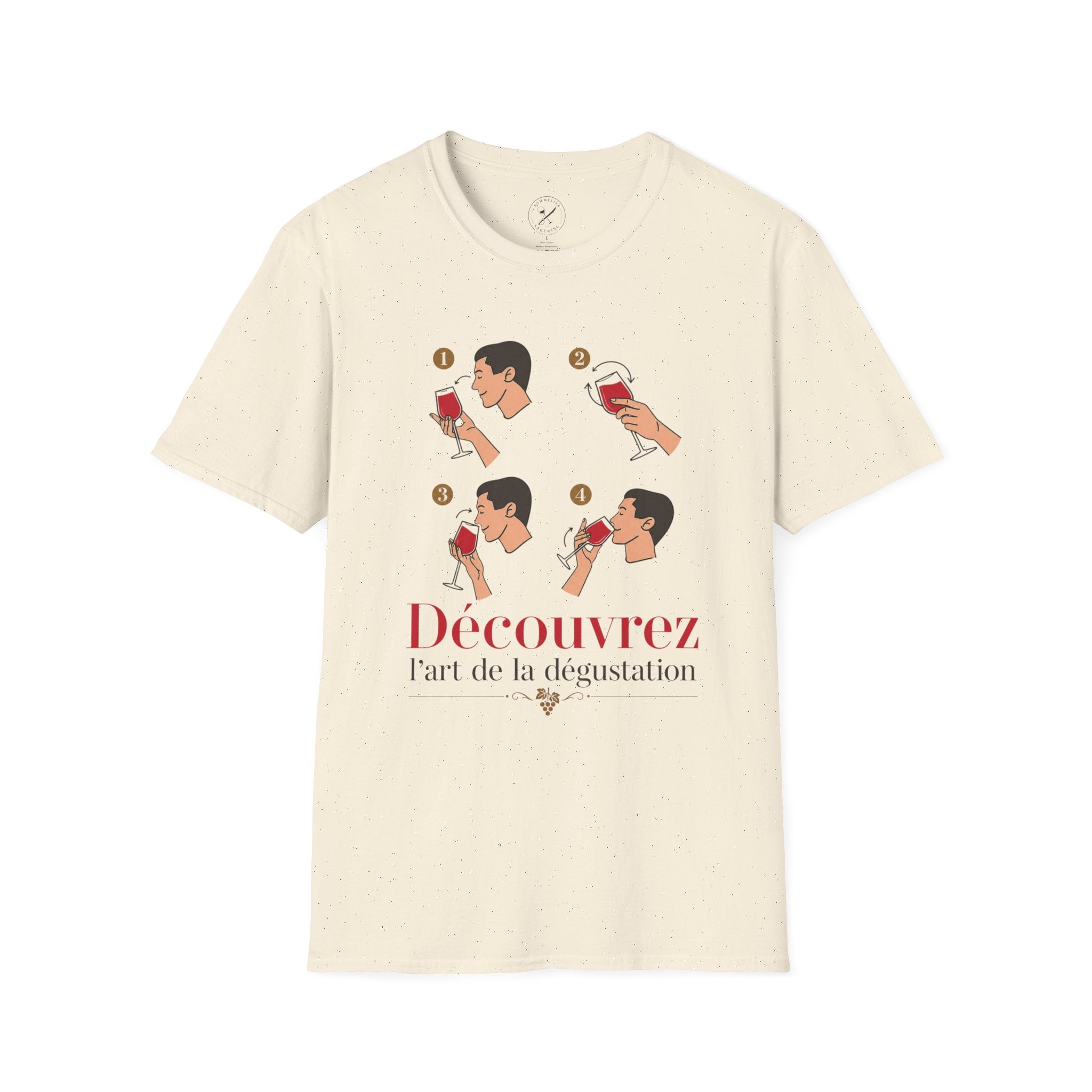 Wine Tasting  T-shirt | Découverte l'art de la dégustation T-Shirt | Wine Tasting Illustration