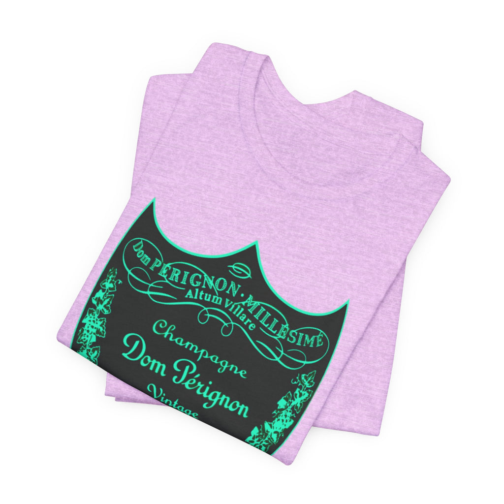 Neon Dom Pérignon Champagne Label  T-Shirt