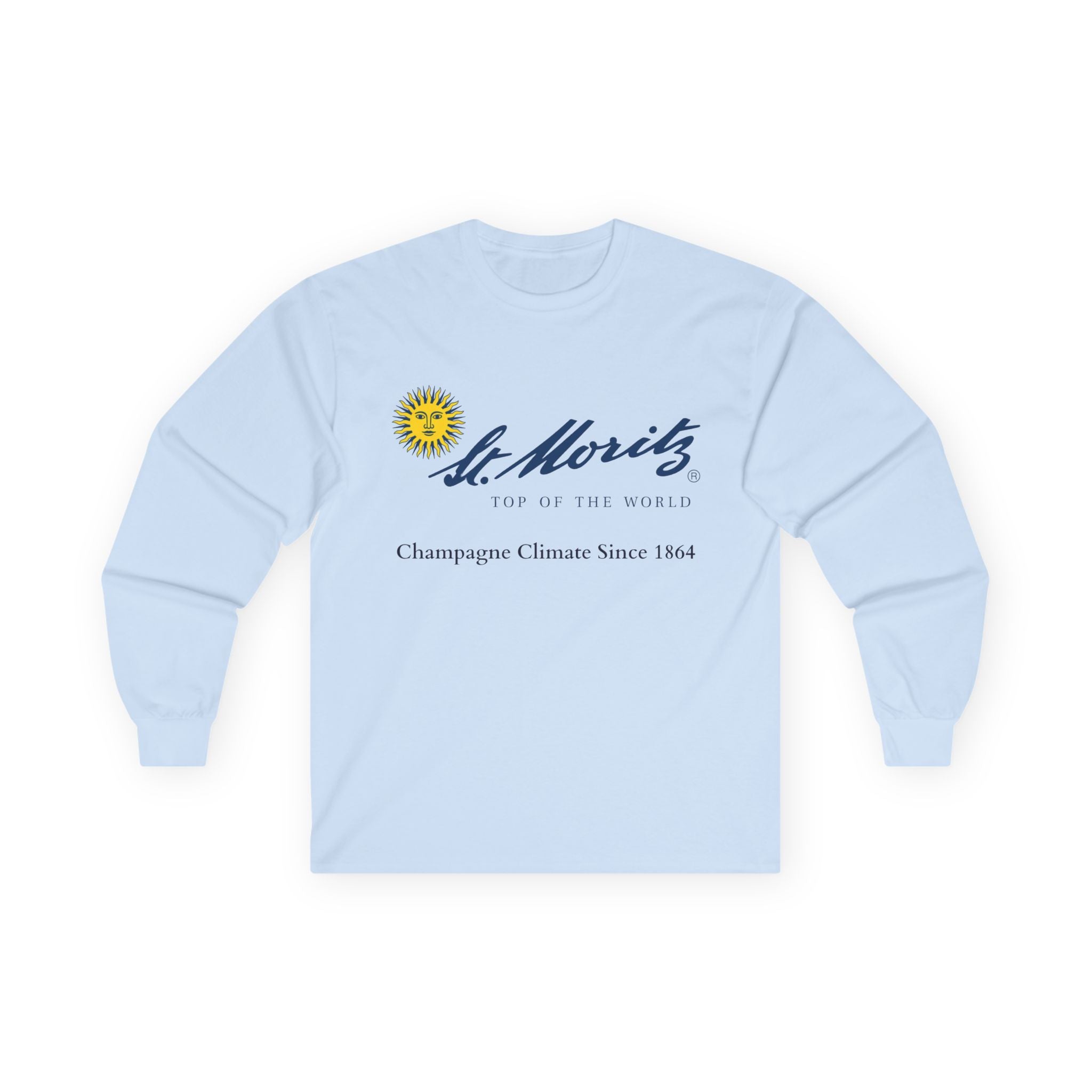 St. Moritz Vintage Logo - Top of the World, Long Sleeve