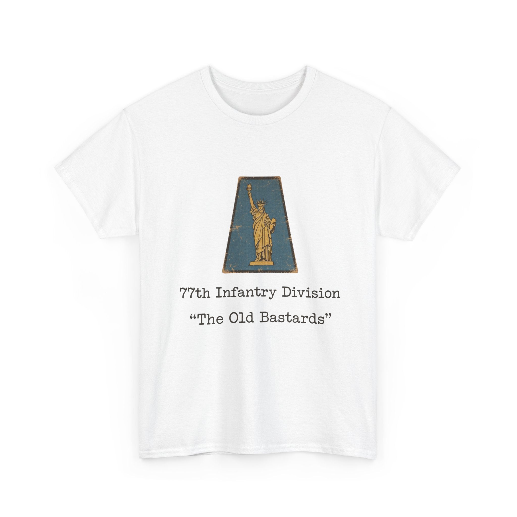 WWII WW2 77th Infantry Division "The Old Bastards" T-Shirt | Military Unit Tee