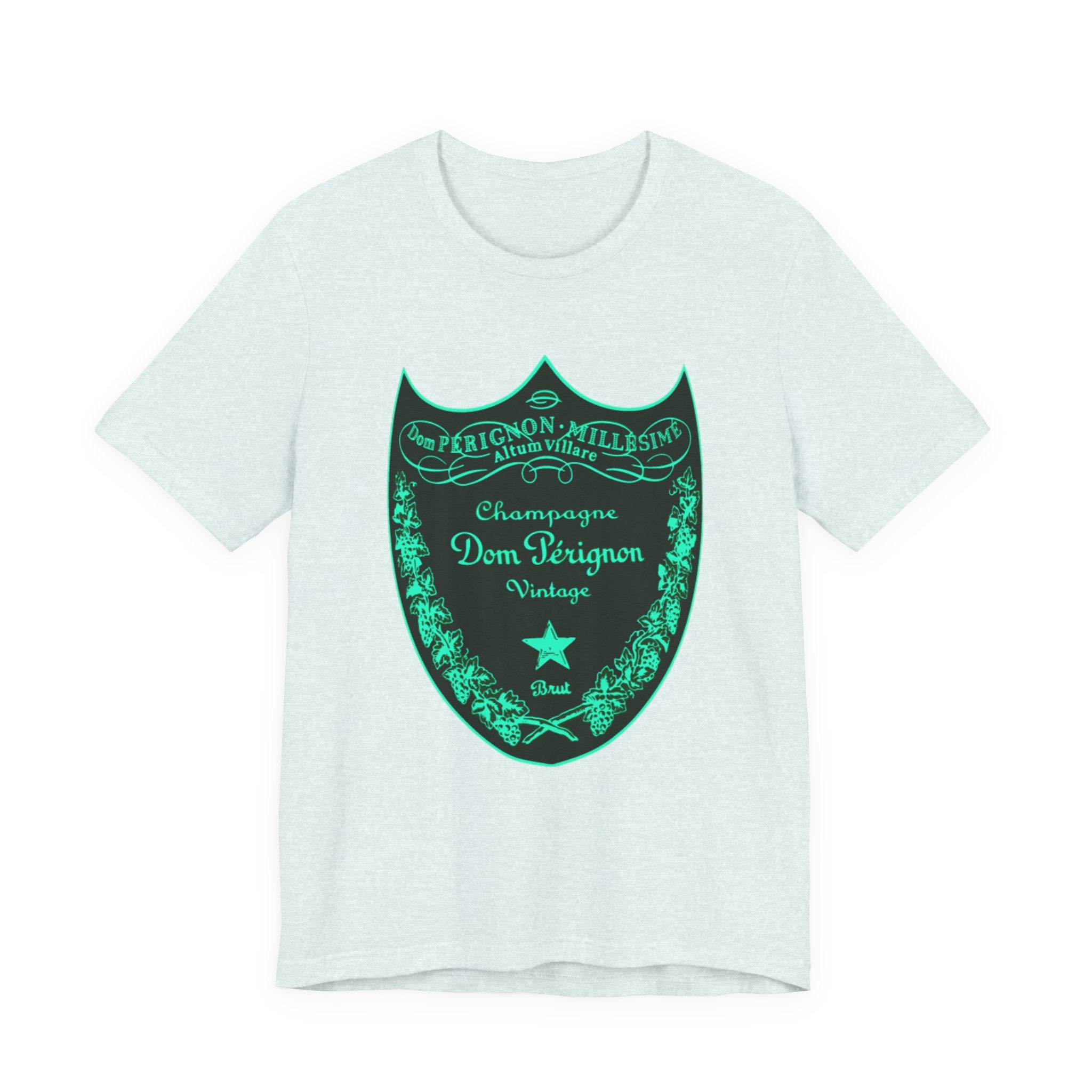 Neon Dom Pérignon Champagne Label  T-Shirt