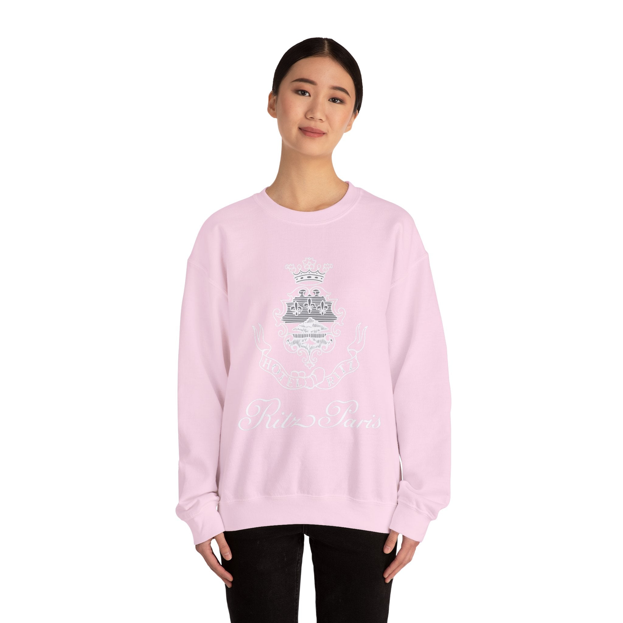 Ritz Paris Sweatshirt with Vintage Crest Logo