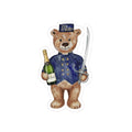 Vintage Ritz Paris Champagne Bear Vinyl Sticker