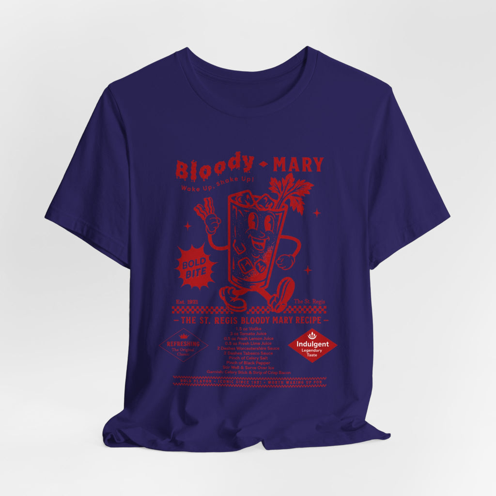 Bloody Mary cocktail recipe T-Shirt | Vintage St. Regis bar recipe