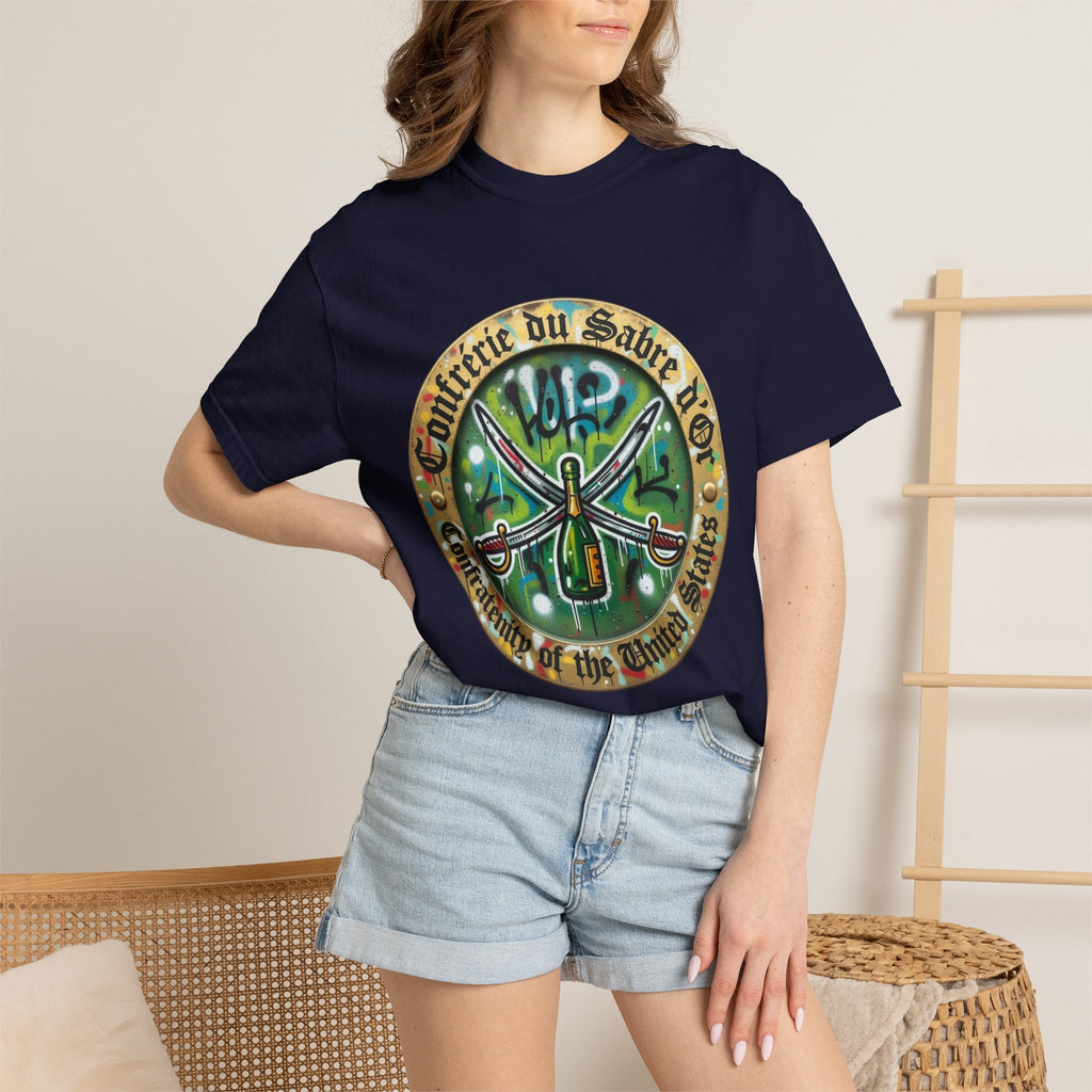 Graffiti Confrerie du Sabre d'Or logo T-shirt