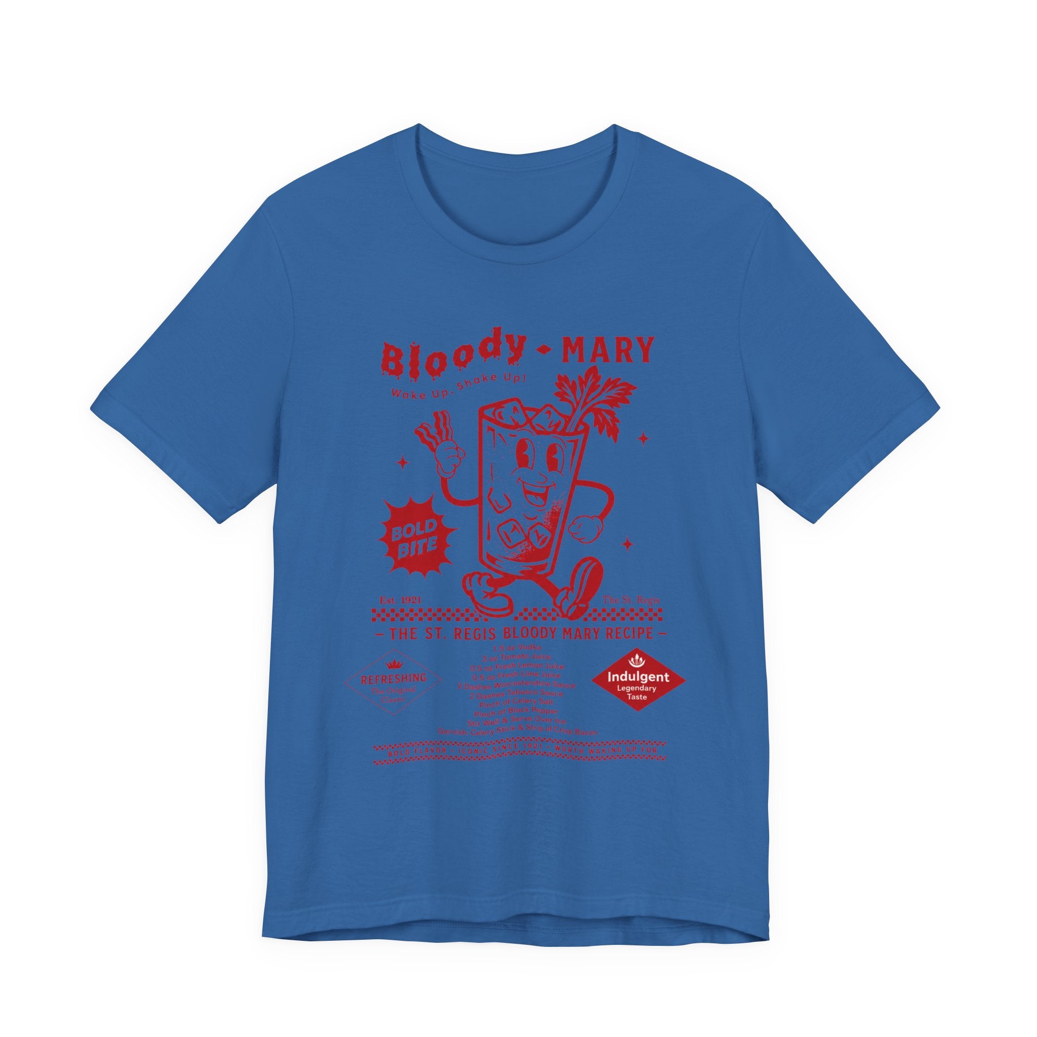 Bloody Mary cocktail recipe T-Shirt | Vintage St. Regis bar recipe