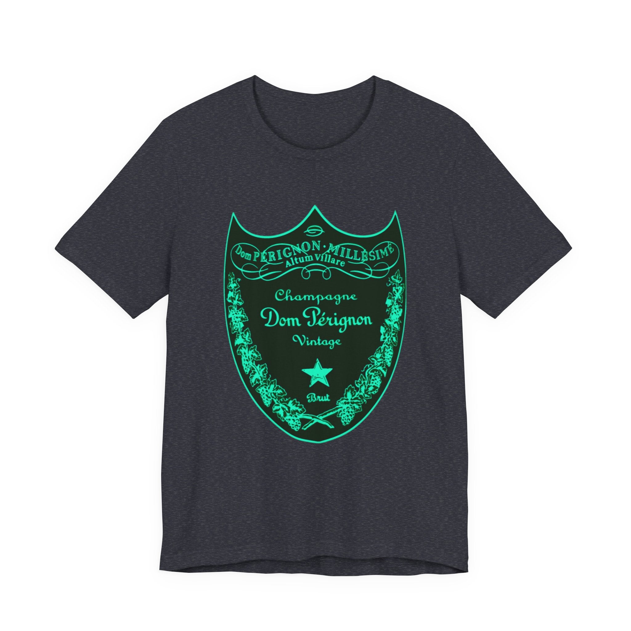 Neon Dom Pérignon Champagne Label  T-Shirt