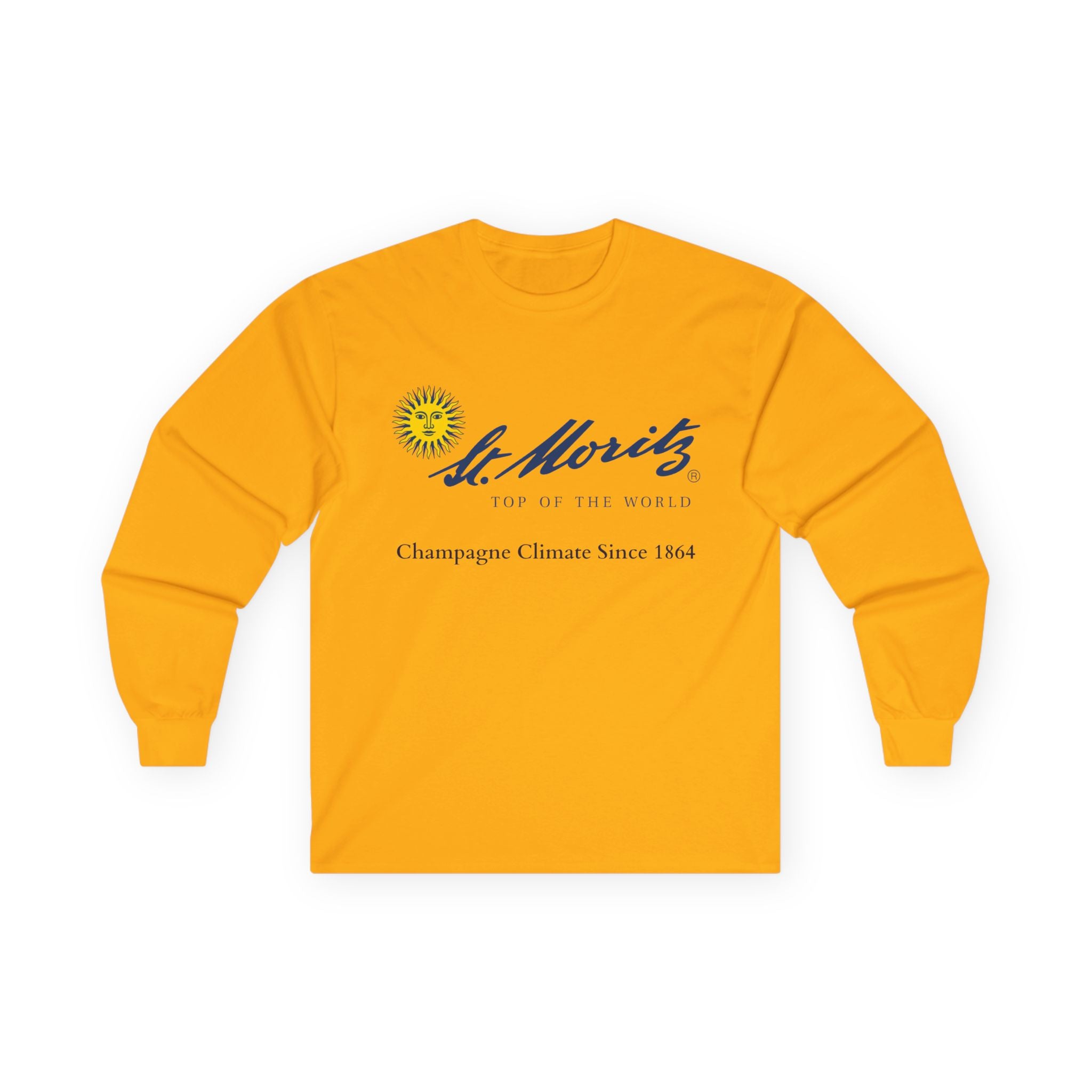 St. Moritz Vintage Logo - Top of the World, Long Sleeve