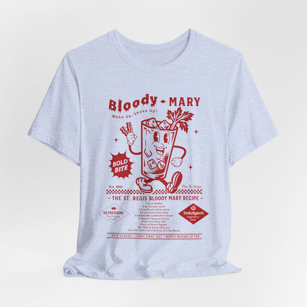 Bloody Mary cocktail recipe T-Shirt | Vintage St. Regis bar recipe