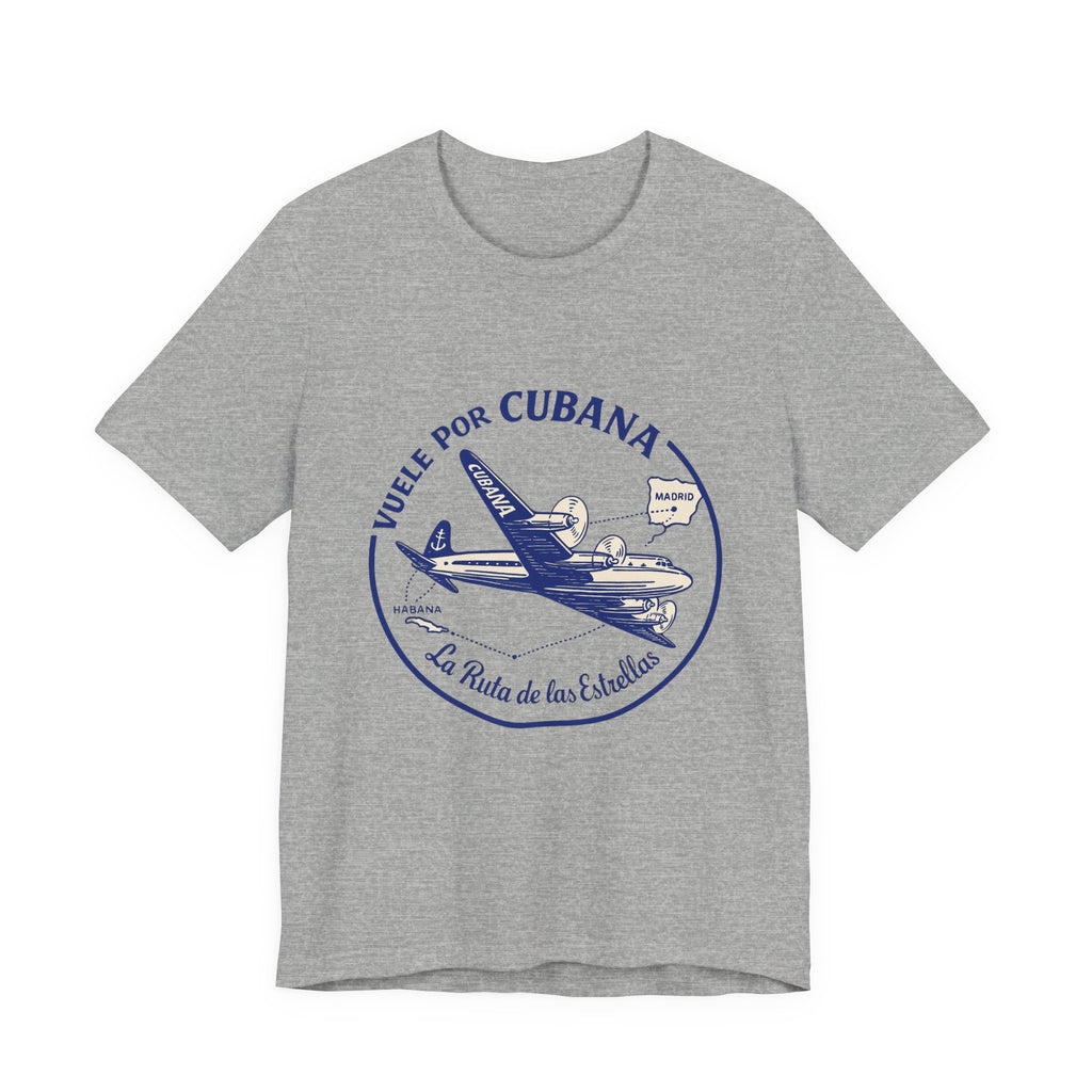 Vintage Cubana Travel, Vintage Jet Plane T-Shirt, Perfect Gift for Travelers, Vacation Outfit, Retro Aviation Style