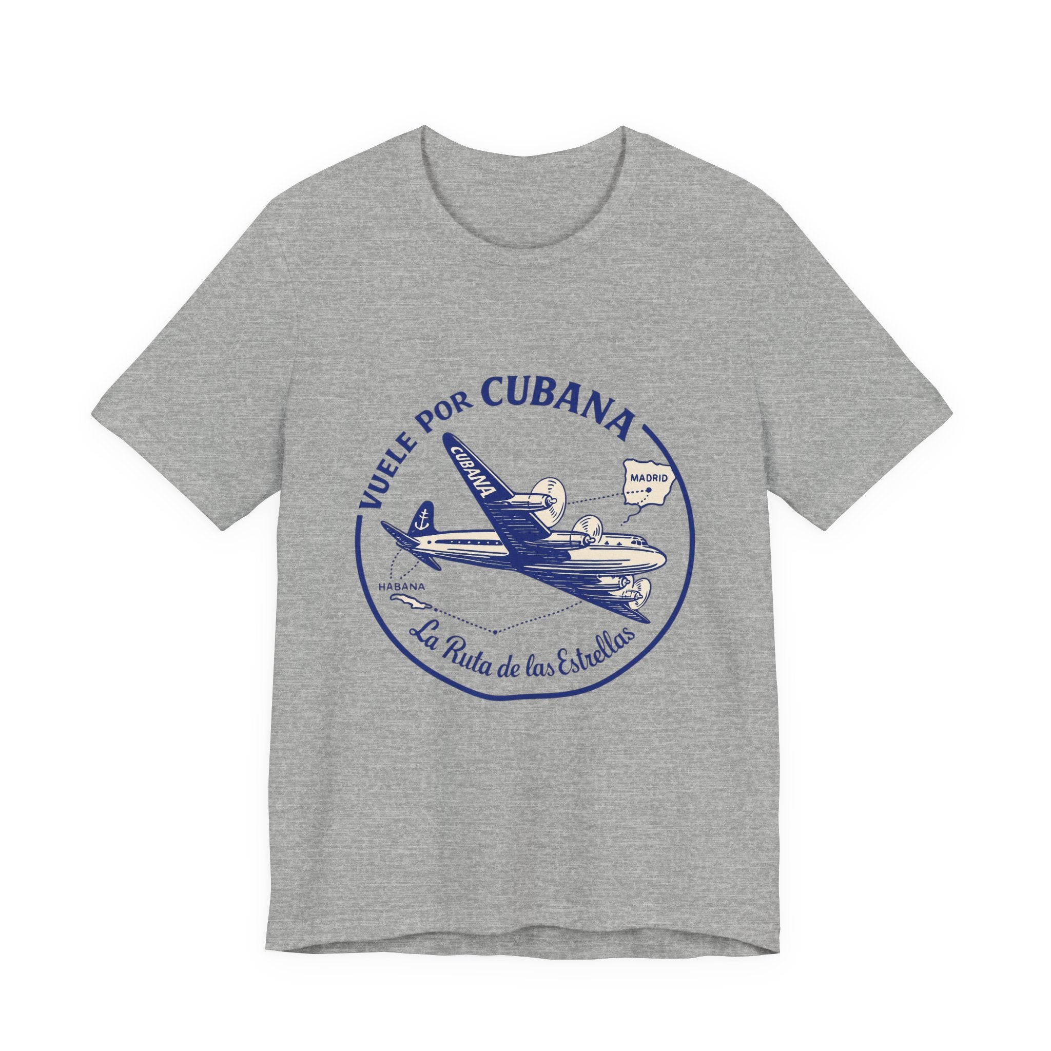 Vintage Cubana Travel, Vintage Jet Plane T-Shirt, Perfect Gift for Travelers, Vacation Outfit, Retro Aviation Style