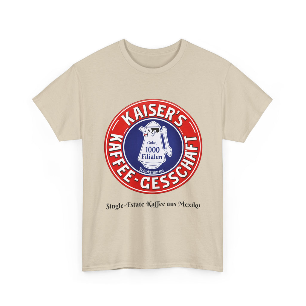 WWII German Kaiser's Kaffee-Geschäft logo T-Shirt | Vintage German Coffee Badge T-Shirt