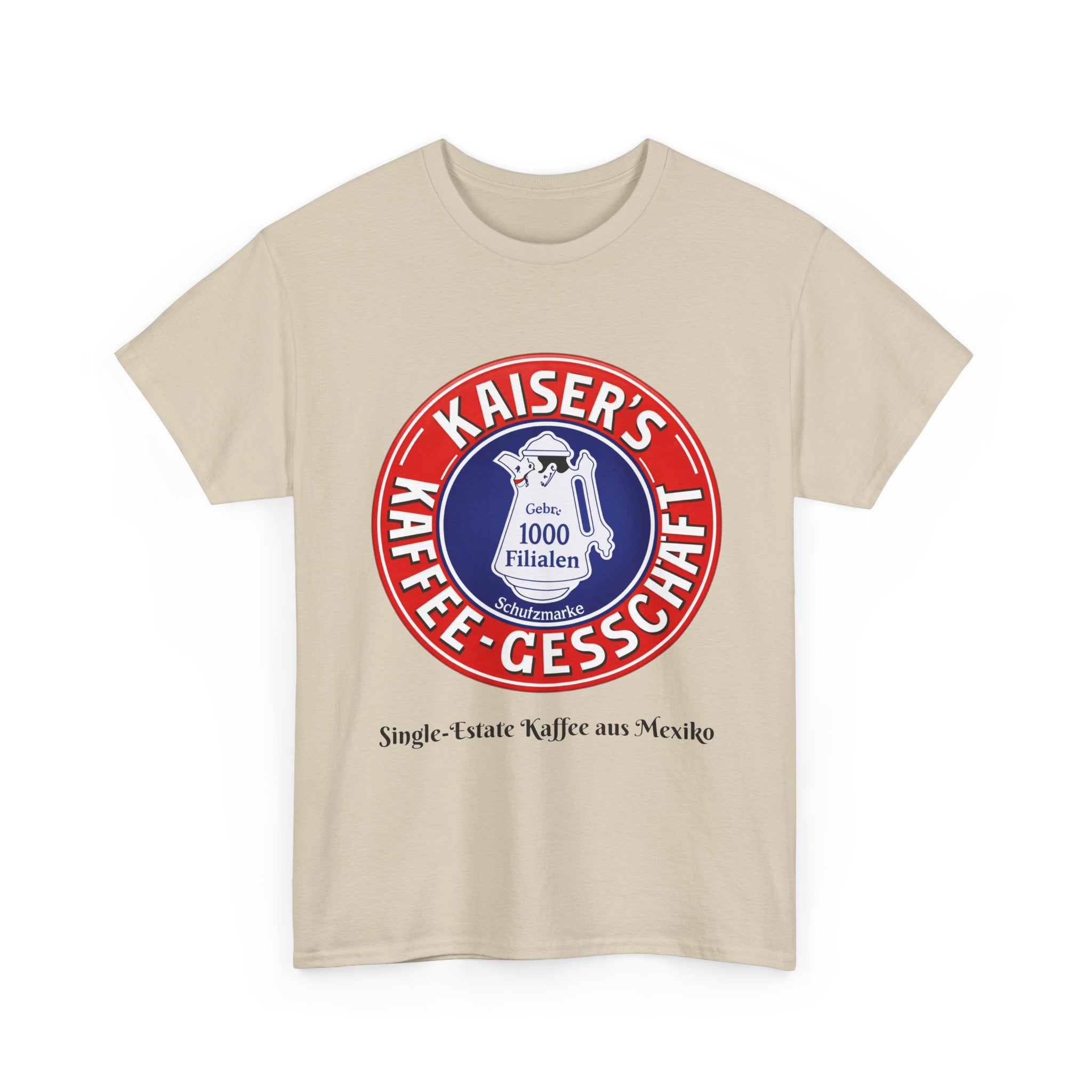 WWII German Kaiser's Kaffee-Geschäft logo T-Shirt | Vintage German Coffee Badge T-Shirt