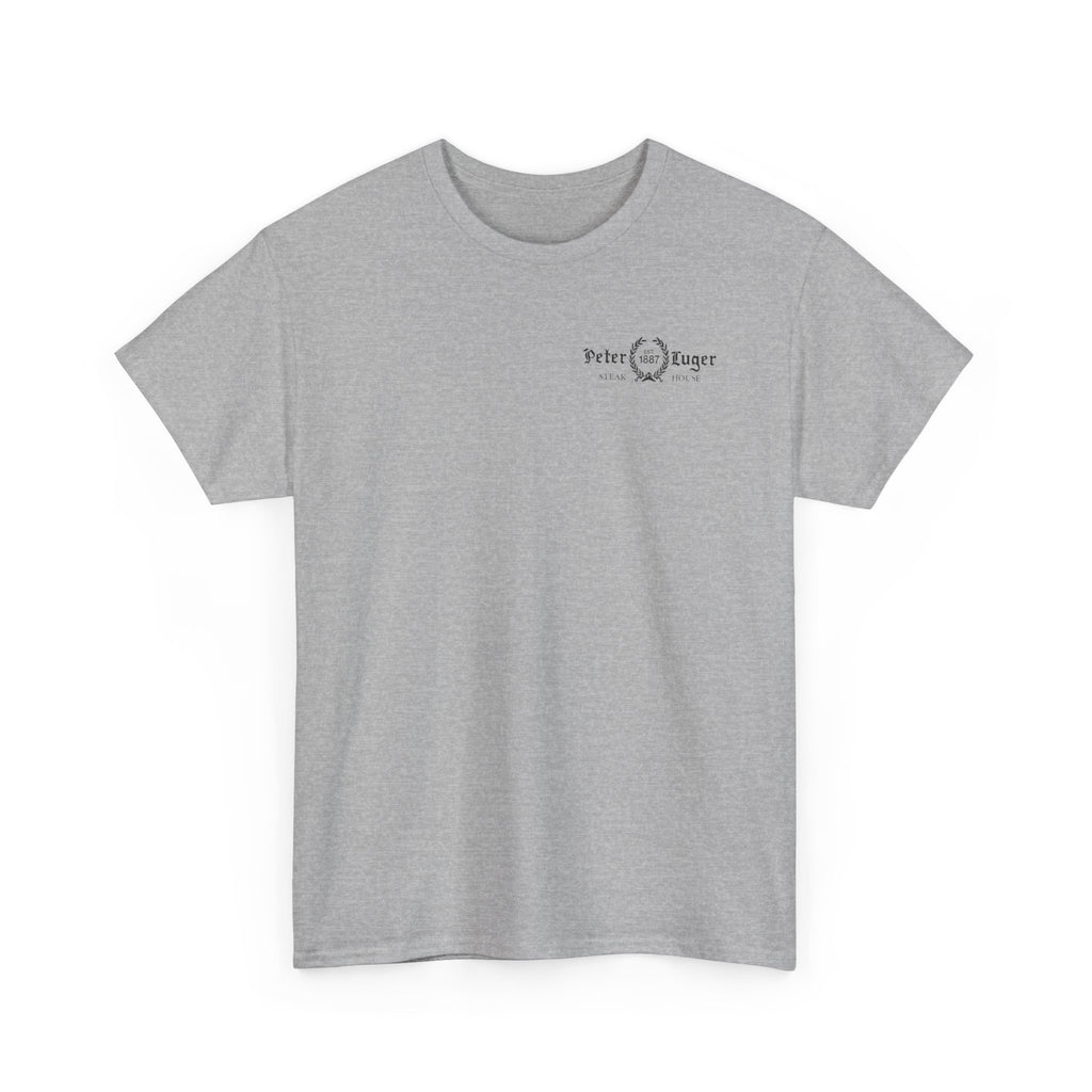 Peter Luger Vintage Butcher Cut Diagram T-Shirt | Porterhouse Steak Cow Diagram