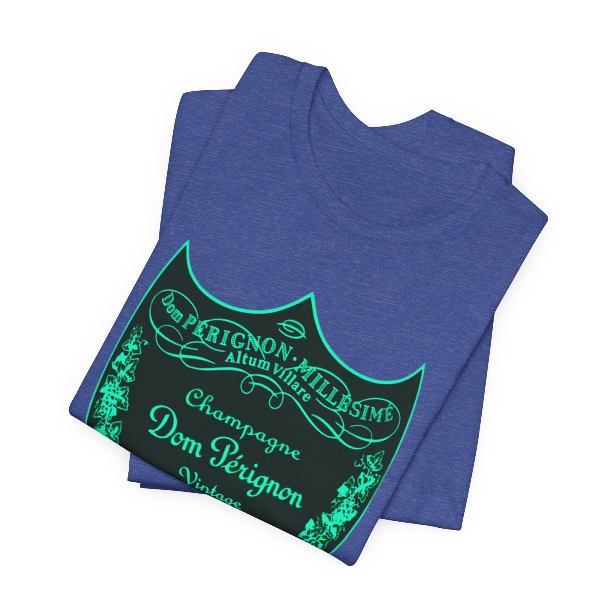 Neon Dom Pérignon Champagne Label  T-Shirt