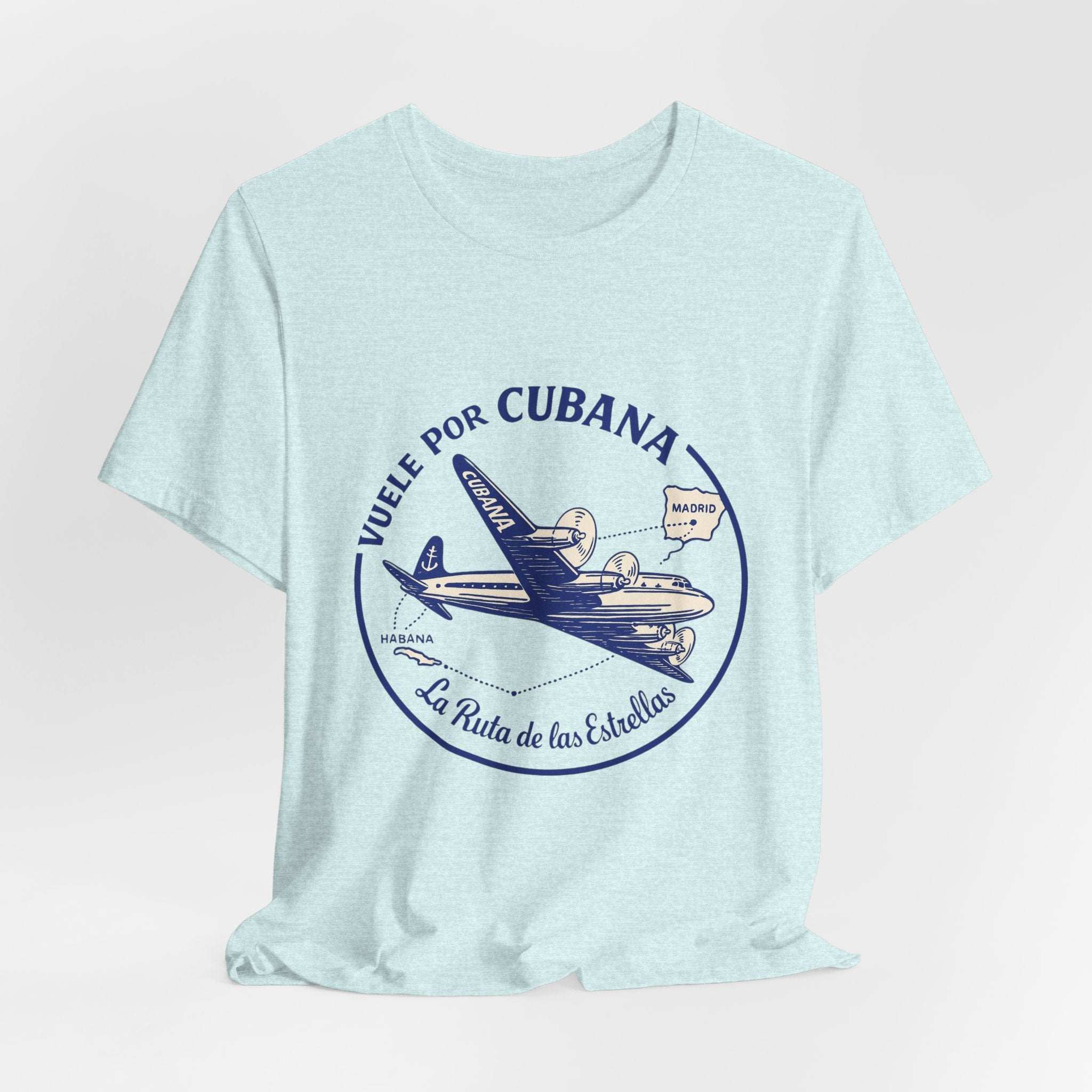 Vintage Cubana Travel, Vintage Jet Plane T-Shirt, Perfect Gift for Travelers, Vacation Outfit, Retro Aviation Style