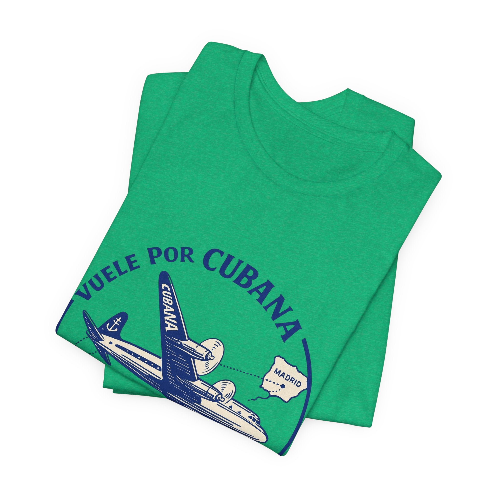 Vintage Cubana Travel, Vintage Jet Plane T-Shirt, Perfect Gift for Travelers, Vacation Outfit, Retro Aviation Style