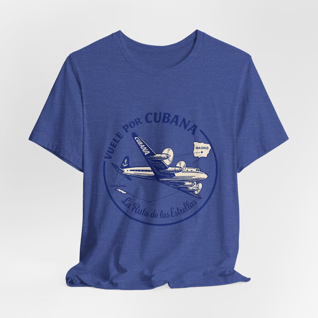 Vintage Cubana Travel, Vintage Jet Plane T-Shirt, Perfect Gift for Travelers, Vacation Outfit, Retro Aviation Style
