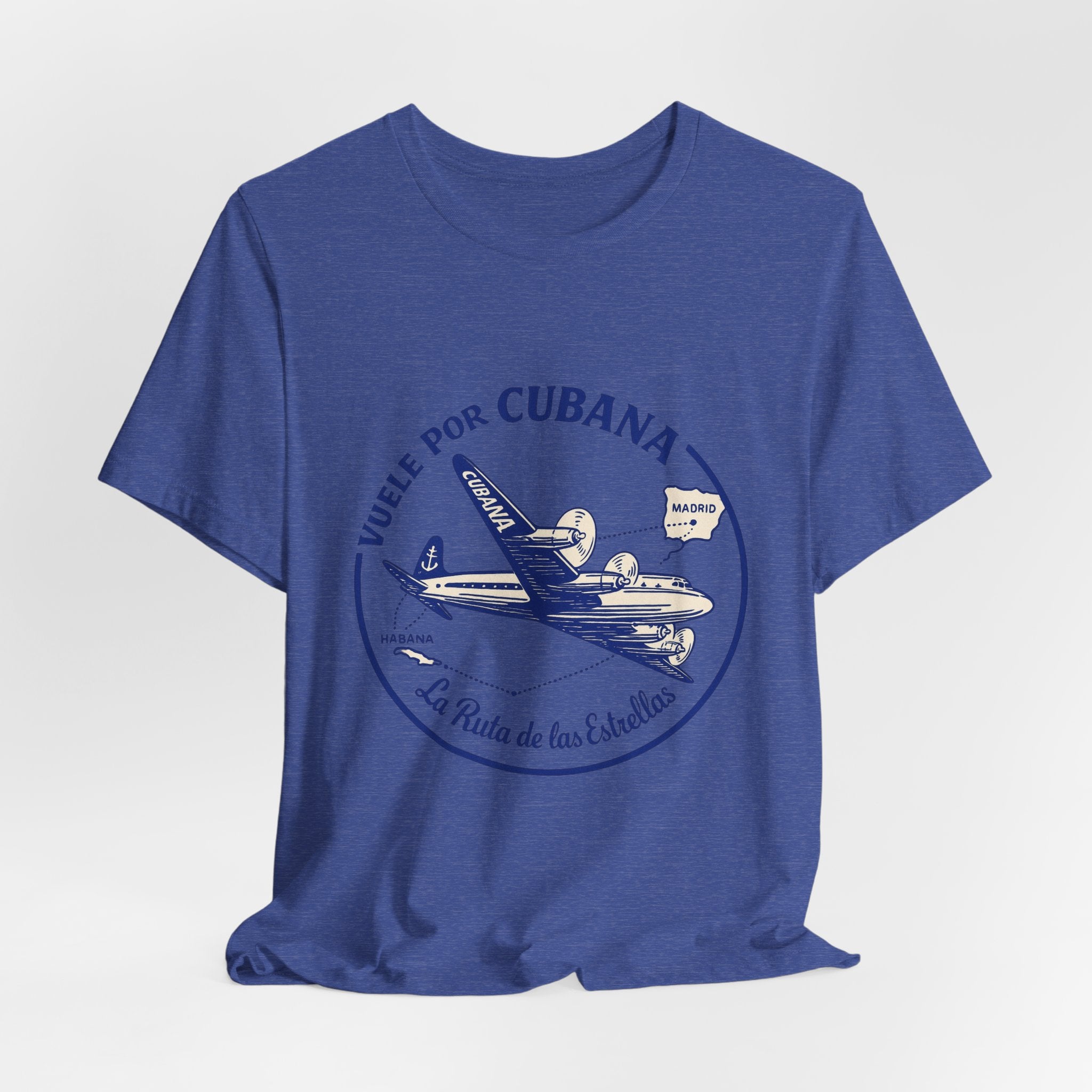 Vintage Cubana Travel, Vintage Jet Plane T-Shirt, Perfect Gift for Travelers, Vacation Outfit, Retro Aviation Style