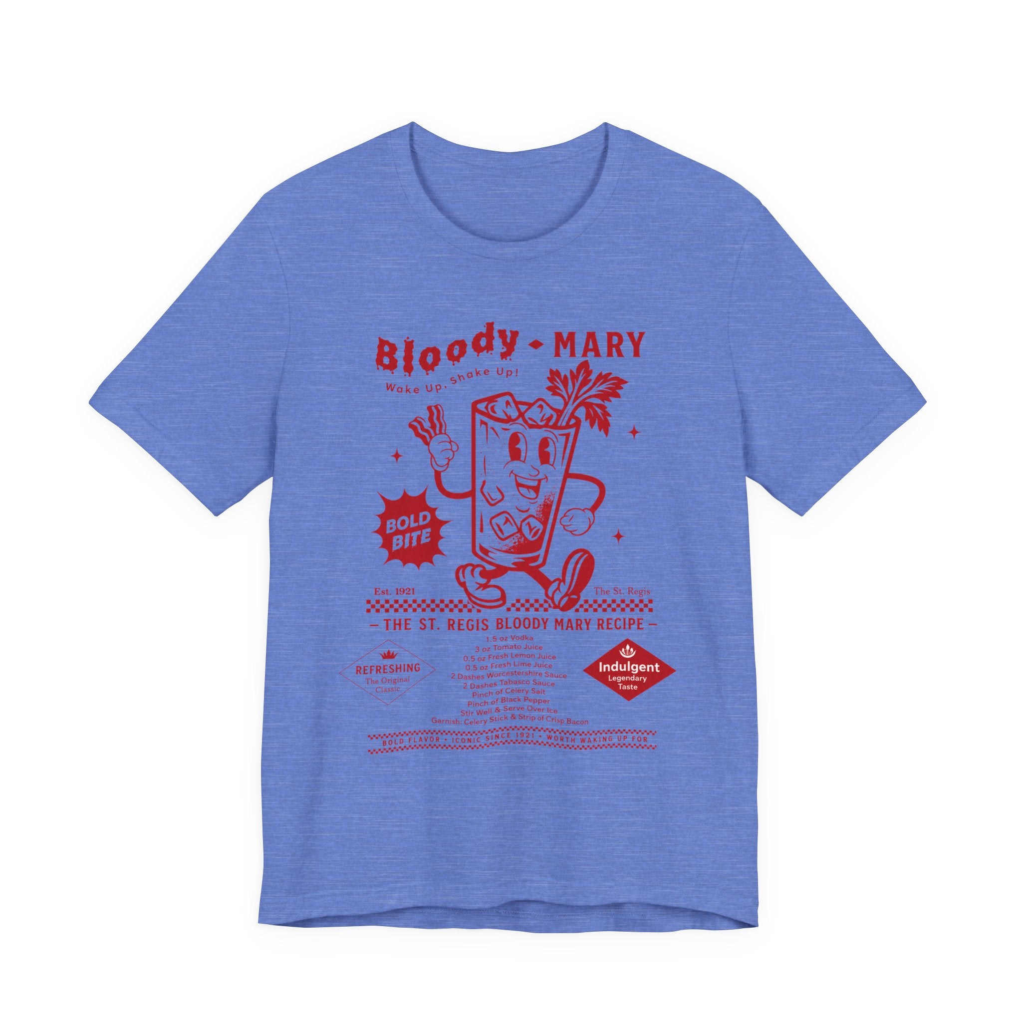 Bloody Mary cocktail recipe T-Shirt | Vintage St. Regis bar recipe