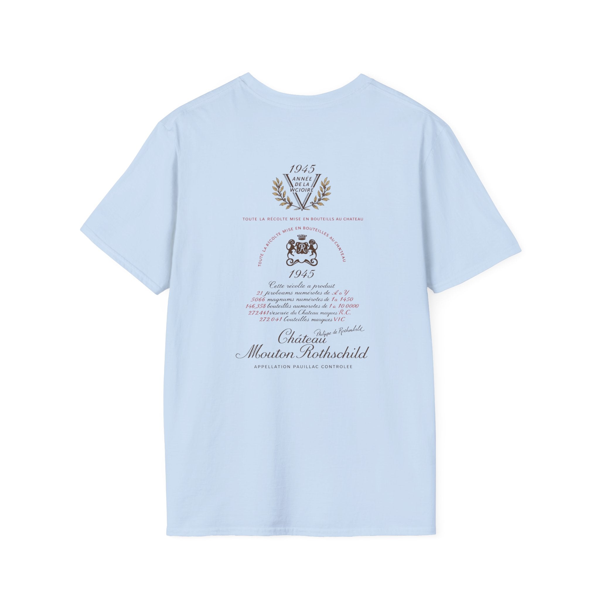 Historic 1945 Chateau Mouton - Rothschild Label T-Shirt