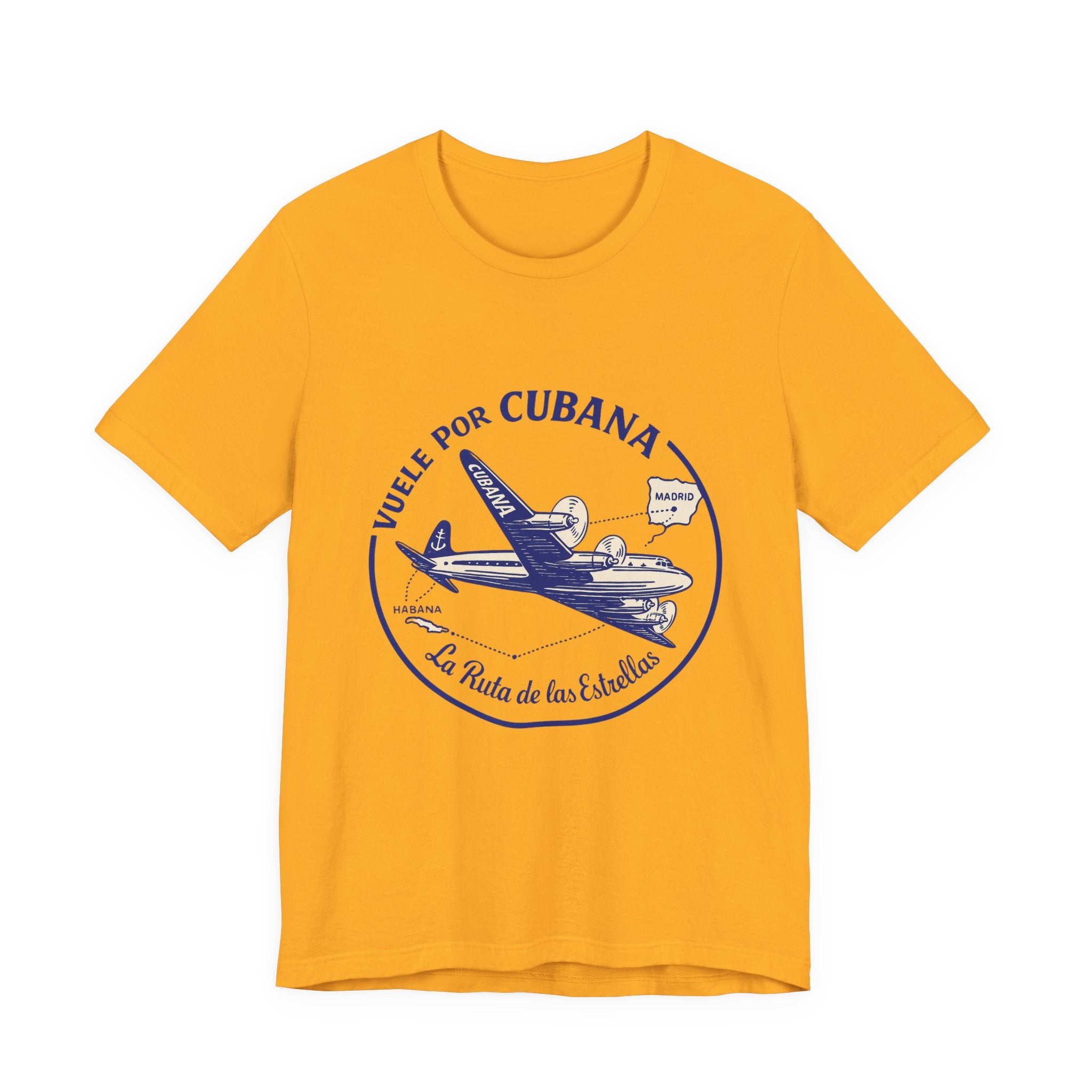 Vintage Cubana Travel, Vintage Jet Plane T-Shirt, Perfect Gift for Travelers, Vacation Outfit, Retro Aviation Style