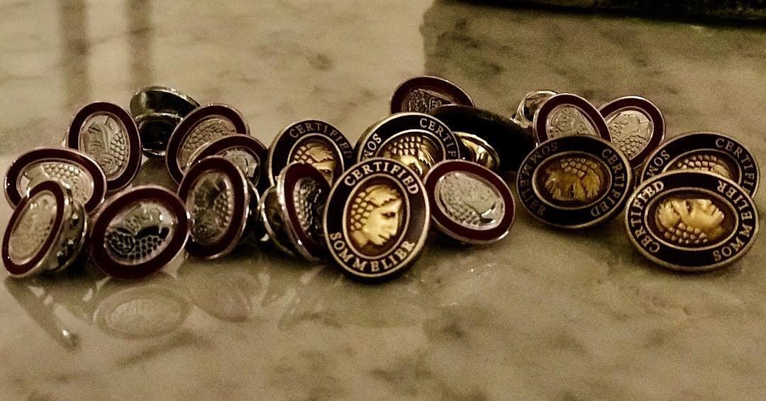 Certified Sommelier Enamel Lapel Pin
