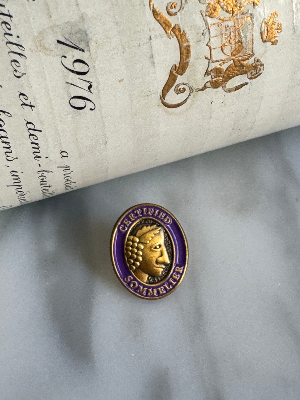 Certified Sommelier Enamel Lapel Pin