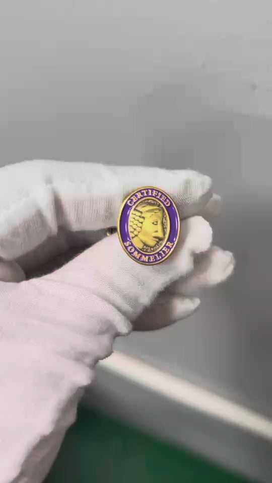 Certified Sommelier Enamel Lapel Pin